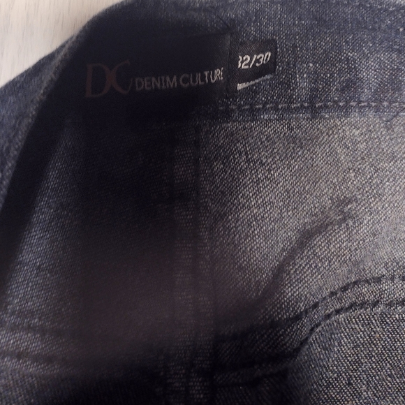 DC Denim Culture Mens Black Straight Leg Jean Denim 100% Cotton Size 32/30. - Picture 3 of 7